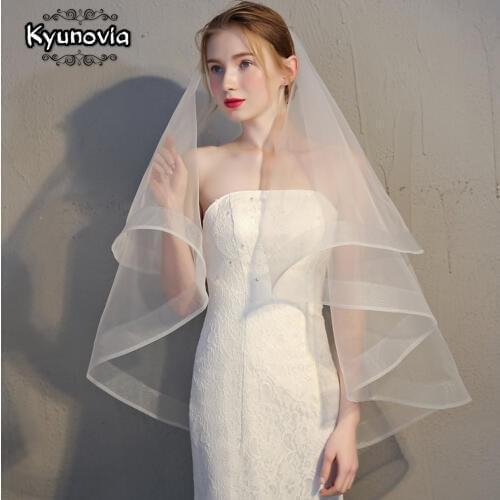 Kyunovia Wedding Short Veils