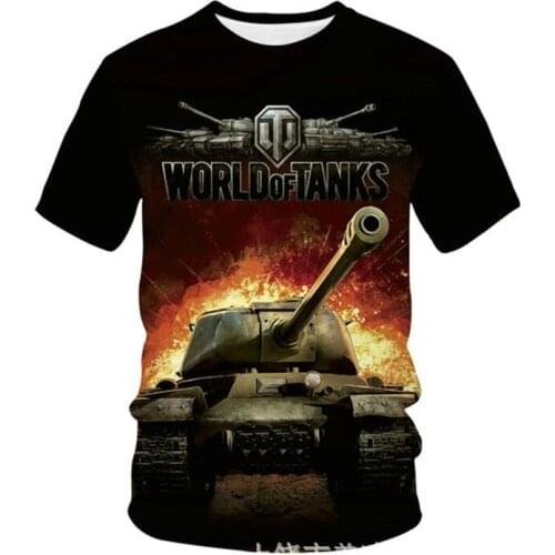 Summer mens fashion O-neck short-sleeved world game peripheral 3D digital printing loose casual upper garment accessories Polye