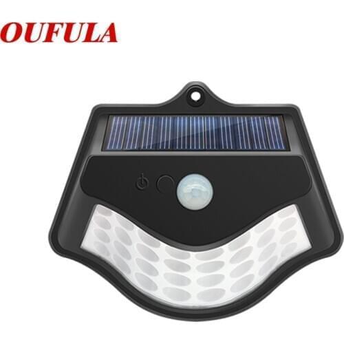 New Solar Wall Light Outdoor Patio Light Waterproof Light Sensor For Garden Road Rooftop Villa Gate Balcony Fence