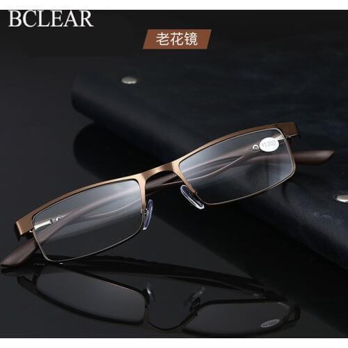 BCLEAR Men Women Presbyopia Eyeglasses with Spring Hinge TR Legs Comfortable Reading glasses+1.0 +1.5 +2.0 +2.5 +3.0 +3.5 +4.0