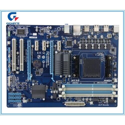 Gigabyte original desktop motherboard GA-970A-DS3 DDR3 Socket AM3+ boards 970A-DS3 motherboard on sales boards