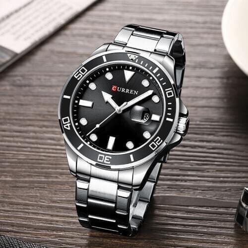 Original Top Brand Luxury Mens Watch Classical Waterproof Quartz Formal Stainless Steel Dive Rolexable Wristwatch Reloj Hombre