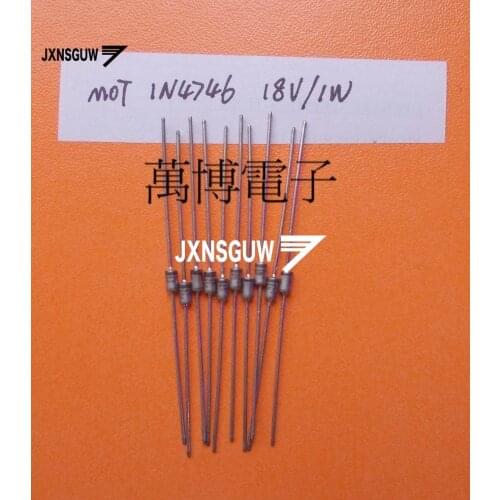 20PCS Original MOT Zener diode 1N4746 1N4746A DO-41 18V 1W Diode 4746