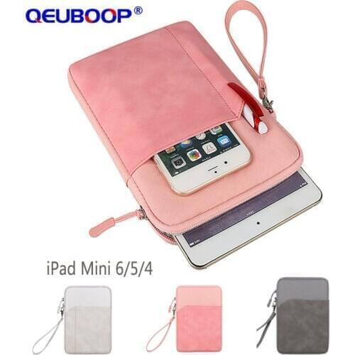 Shockproof Sleeve Case For iPad Mini 6 2021 mini5 Pouch Cover Zipper Handbag for Apple Mini 4 3 2 1 Tablet Bag 7.9 8.0 8.4 Inch