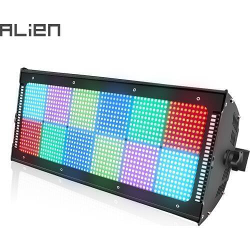 ALIEN 1200 LED RGB Profession DMX Stage Strobe Lighting Effect Music Festival Bar Club DJ Disco Holiday Party Flash Show Light