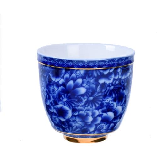 NEWYEARNEW 1piece Retro Tea Cup set Ceramic Tureen High Quality Business Gift Tableware Drinkware