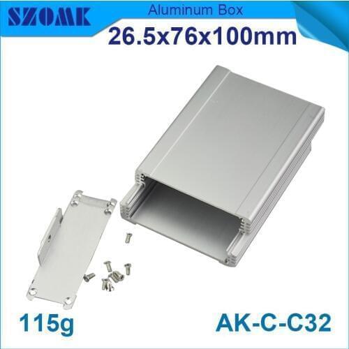 1 piece hanging up aluminum GPS tracking enclosures good quality fit pcb size 22.3x68MM aluminum pcb holder for electronics case