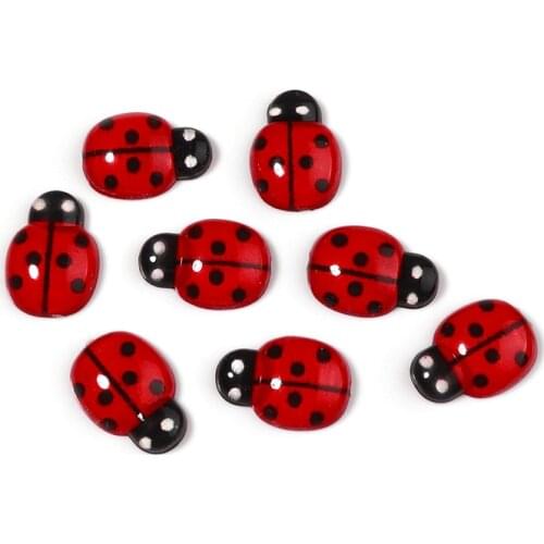 30pcs Mix Beetle Resin Flat Back Patch Handicrafts Wedding Party Decoration DIY Scrapbook Craft Jewelry Clothing Accessories