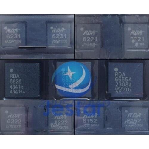 5pcs RDA6152 RDA6221 6231 RDA6625 RDA6635 RDA5875Y RDA6582 RDA6636 RDA6222 RDA6625E AP6694 HS8269U HS8269S PA IC