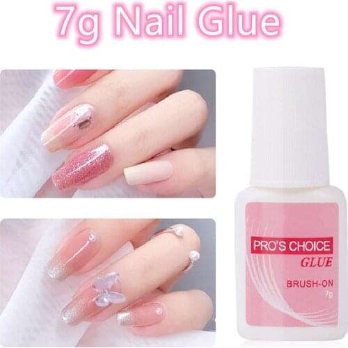 7g Nail Glue 100% Glue Fake Tips Acrylic Nail Accessories Tool False Nail Extension Glue
