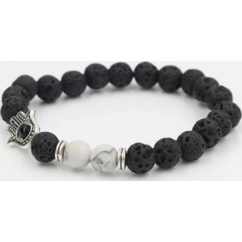 8mm hgh4 Chakra Healing Balance Reiki Buddha Prayer Yoga elastic adjusted Punk Charm nature stone bead Bracelet