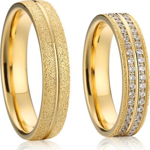 Alliances love cz zirconia ring wedding band titanium jewelry mens ring fashion ladies female rings for women