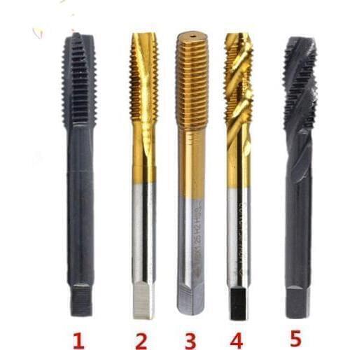 Free delivery 7pcs m3-m12, machine tap, spiral groove tap, extrusion tap, straight groove tap, special for machining thread