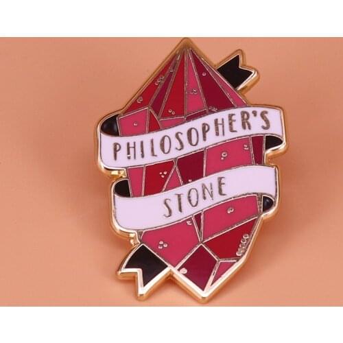 Philosophers stone brooch western alchemists jewelry