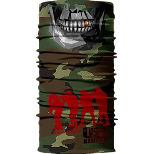 Skull Bandana Balaclava Hunting Fishing Outdoor Military Breathing Motorcycle Ski Cycling ProtectionFD-26