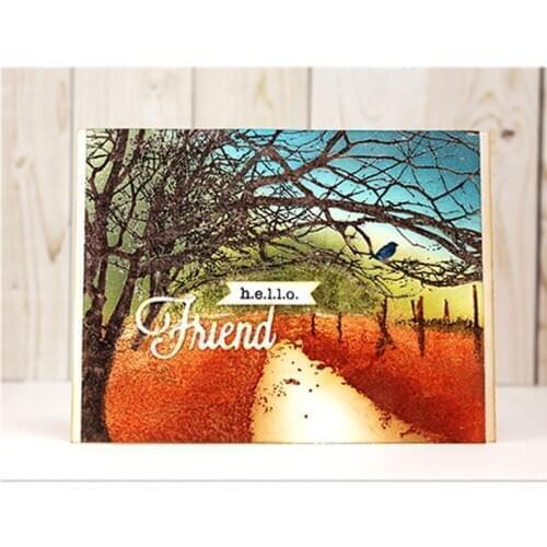 Friends Alphabet Metal Cutting Die DIY Scrapbooking Template Embossing Stencil For Card Album Photo Making Decoration