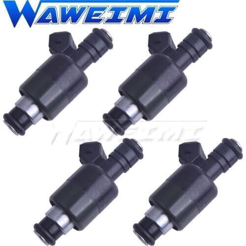 WAWEIMI Brand New 4x Fuel Injector Nozzle 17109450 For DAEWOO Nexia Lanos Espero Nubira 1.5 1.6 16V 1993- FJ10624-11B1 251740240