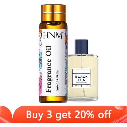 HNM Black Tea Fragrance Oil 10ML Essential Oils For Humidifier Perfume Spiced Berry Cypress Vanilla Pine Needles Camphor Ylang