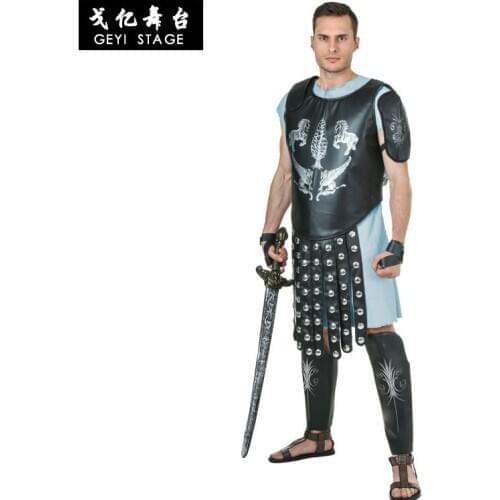 Cosplay Halloween warrior costume film costume brave heart mens Gladiator Costume