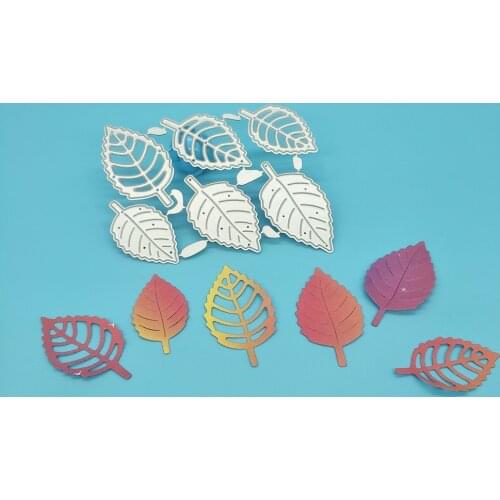 Beautiful leaves 6 leaves, hollow leaves metal cutting mold, scrapbook, photo album decoration, DIY handmade art