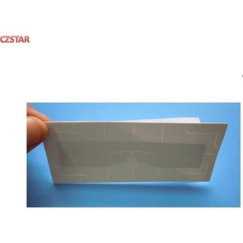 Long Range Anti-tearing Waterproof PET UHF Vehicle RFID Windshield Tag sticker adhesive for control assess with uhf card sample