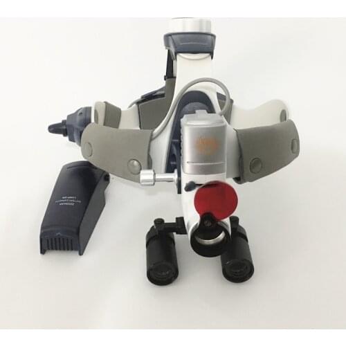 Medical Loupes 4.0/5.0/6.0X Binocular Magnifier Magnifying Glasses+5W LED Dental Headlight Surgical Headlamp Dentistry Filter