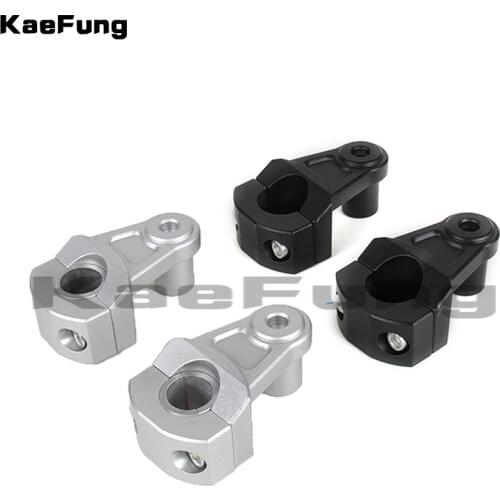 Motorcycle pit dirt parts Universal Anodized 2 Inch Pivoting Motorcycle Handlebar Riser clamp For 7/8 22mm/28mm Bars Clamp