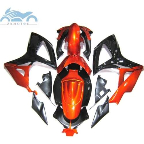 Injection mold Fairing set for SUZUKI K6 GSXR600 750 2006 2007 motorcycle fairings kit GSX R750 GSXR600 06 07 orange black kits