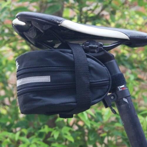 Nylon Bicycle Bag Bike Waterproof Storage Saddle Bag Seat Cycling Tail Rear Pouch Bag Saddle Accessories Phone Holder Kit Pouch