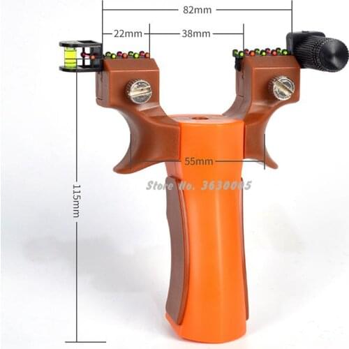 New Resin Slingshot Powerful Catapult Laser Aiming Point With Rubber Band Outdoor Hunting Shot