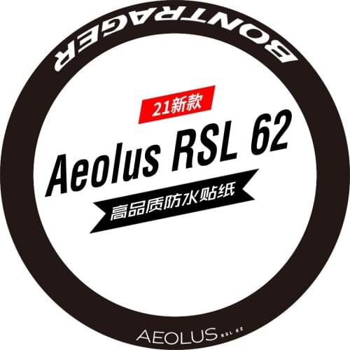 2021 New Bontrager-Aeolus RSL 62 Wheelset Stickers Road Bike Stickers Carbon Rims Wheels Decals
