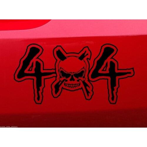 New 20cm offroad "4X4 Skull" Viny Decal Stickers