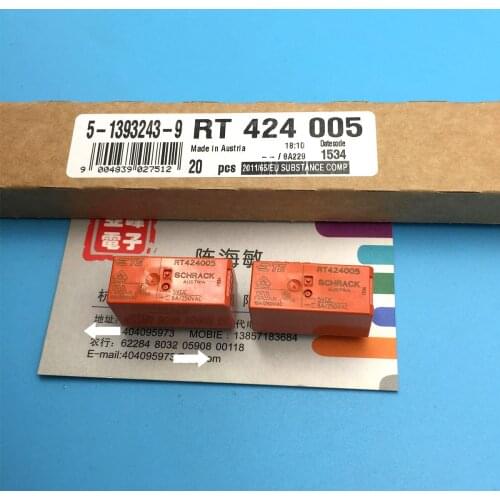 Original RT424005 8PIN 8A relays