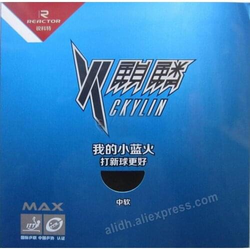 Original REACTOR KYLIN Ckylin Blue Sponge Pimples In Table Tennis Rubber Sponge for 40mm+ Tenis Tenis De Mesa for tennis racket