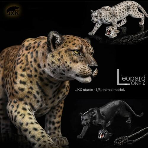 IN STOCK JXK 1/6 Scale Snow Leopard Panther Figure Super Animal Model Collector Decoration Toy GK