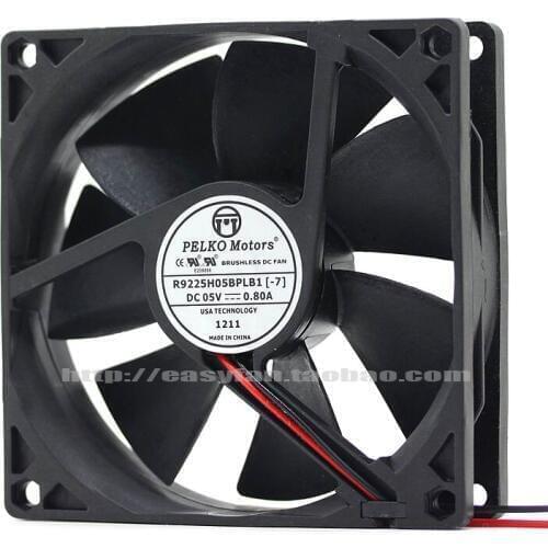 NEW FOR PELKO Motors R9225H05BPLB1 9CM Double Ball bearing 9025 5V 0.80A USB cooling fan