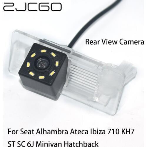 ZJCGO Car Rear View Reverse Back Up Parking Waterproof Camera For Seat Alhambra Ateca Ibiza 710 KH7 ST SC 6J Minivan Hatchback