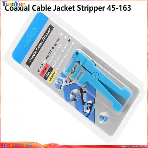 1/5PCS 45-163 Fiber Optic Stripper Optical Fiber Jacket Stripper 45-163 Stripper Fiber Optic Stripper Cleaver Slitter