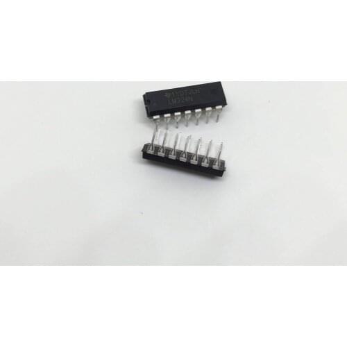 100PCS LM324N DIP14 LM324 DIP-14 new and original Voltage Regulators/Stabilizers Free shiiping