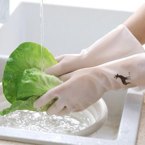 120C Cleaning Gloves for Dishes Kitchen Dish Washing Gloves Household Dish Washing Gloves Rubber Gloves for Washing Clothes