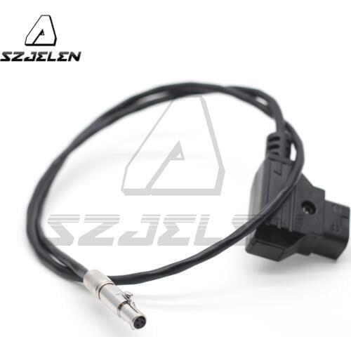 3pin plug to d-tap for Camera monitor power cord Odyssey 7Q, Odyssey 7 monitor power cable 80cm