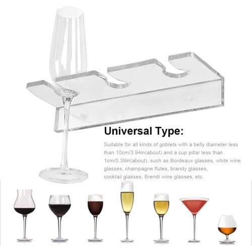 Acrylic Red Wine Glass Hanging Rack Wall Mounted Living Room Cupboard White Wine Cocktail Glasses Champagne Flutes Storage Rack