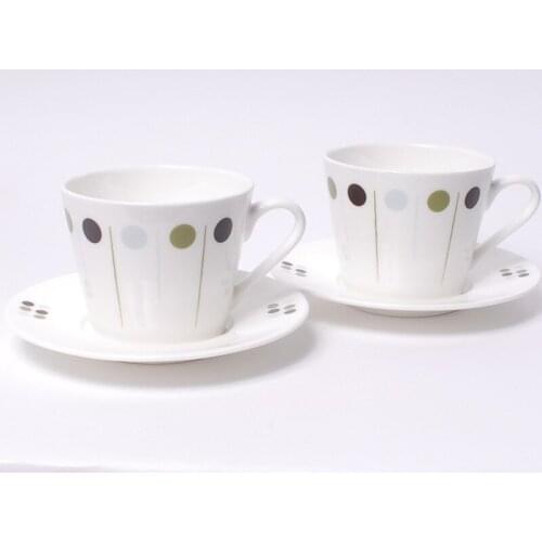 White Luxury Bone China Coffee Cup and Saucer Gift Box Ceramic Tea Cup Coffee Mugs Travel High Quality Vasos Para Cafe Drinkware