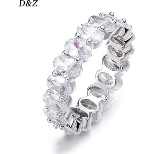 D&Z Women's Silver Rings
