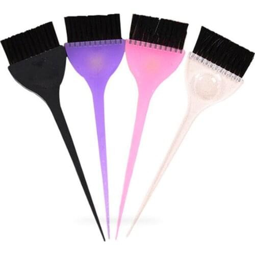 Salon Hair Dying Coloring Tools Single Side Comb Black Hairbrush Barber Shop Hot Oil Treatment Brush Hairdressing Tools E963