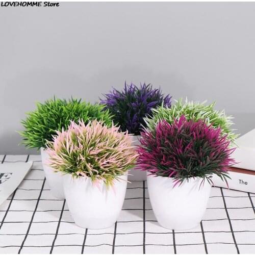 1pc Artificial flowers home decor garden home decoration accessories bonsai aesthetic room decor wedding decoration Flower pot