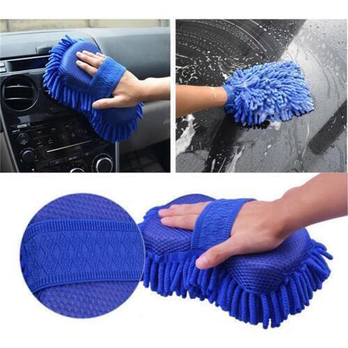 Soft Sponge Pad Car Vehicle Care Washing Brush Window Glass Cleaning Glove Tool Cleaning Washing Tool Auto Care Tool