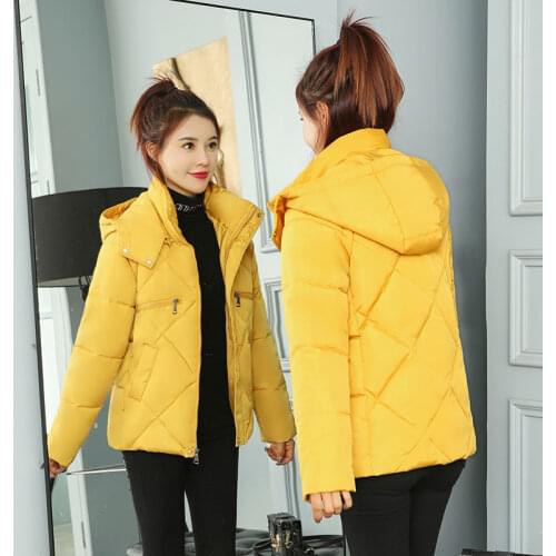 2021 New Winter Jacket Women Coat Parkas Fashion Hooded Cotton Padded Parka Thick Warm Casual Plus Size Overcoat Jacket Outwear
