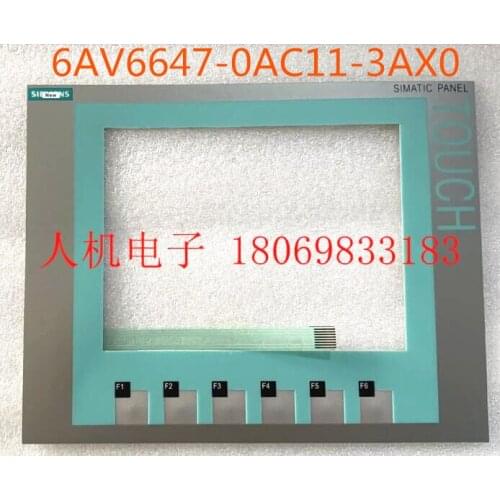 NEW 6AV6647-0AC11-3AX0 KTP600 6AV6 647-0AC11-3AX0 HMI PLC Membrane Switch keypad keyboard