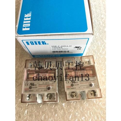 New Original Fotek Insurance Solid State Module SSR-F-10DA-H SSR-F-25DA-H SSR-F-40DA-H